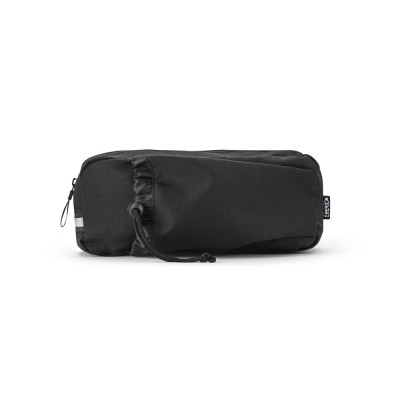 DELFOS POUCH. 300D recycled polyester and 600D recycled polyester waist bag with reflective elements